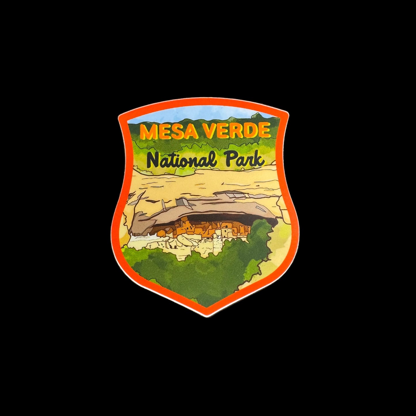 Mesa Verde National Park Vinyl Sticker