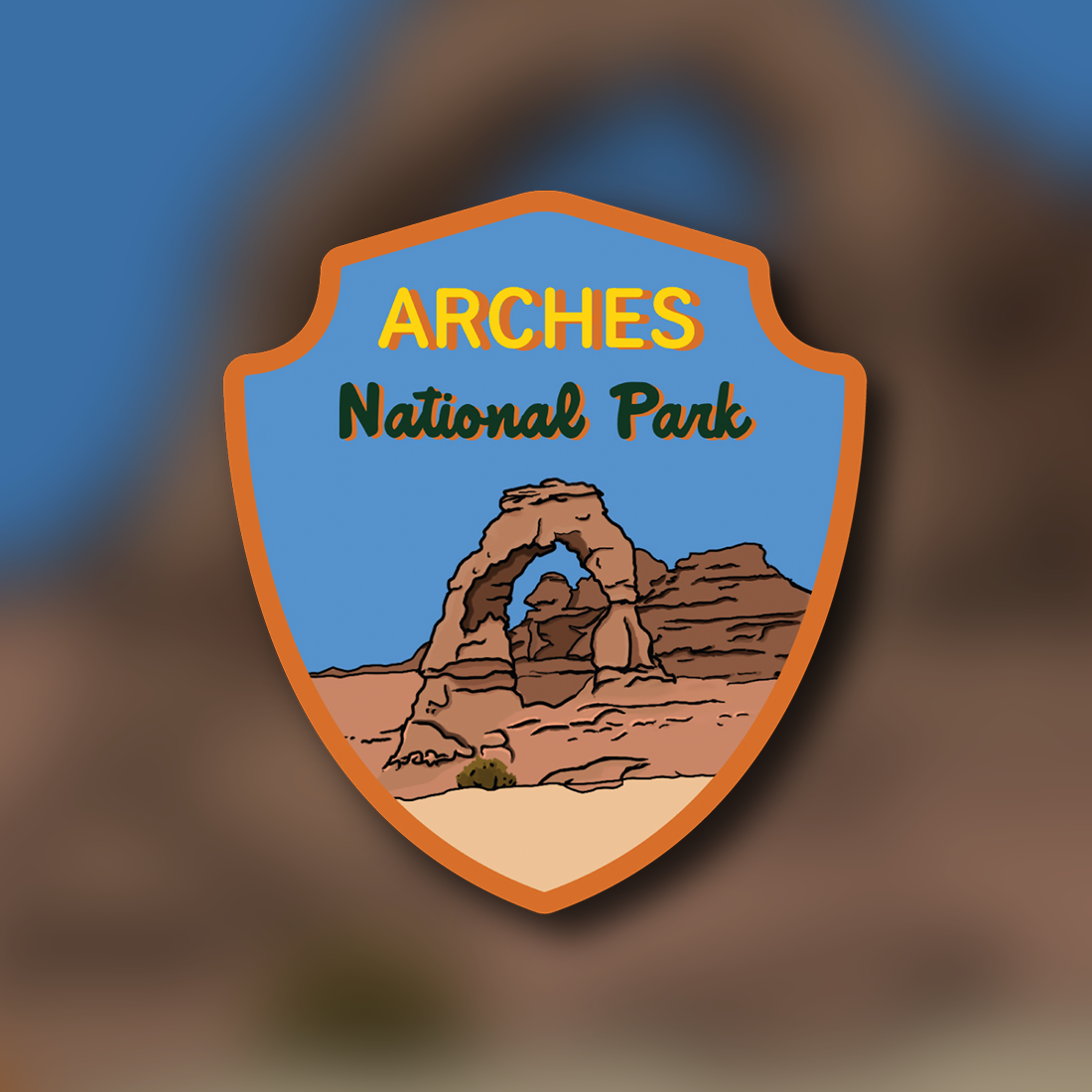 Arches National Park Vinyl Sticker