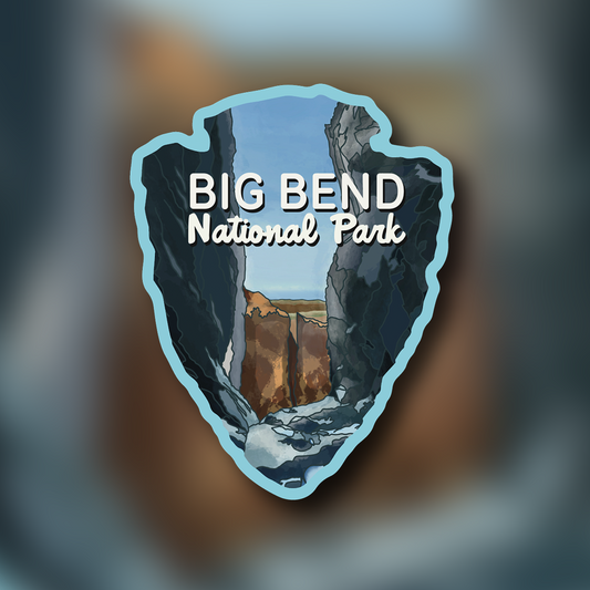 Big Bend National Park Vinyl Sticker