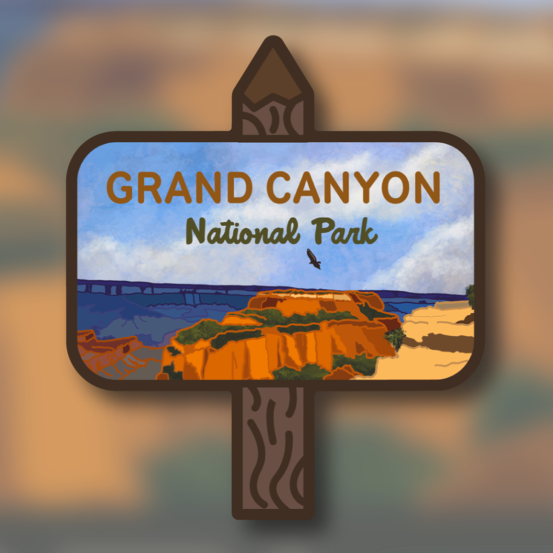 Grand Canyon National Park Vinyl Sticker